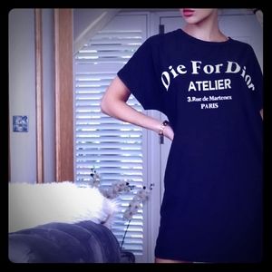 SALE! NWT Pockets Dress! Die for Dior Black Mini